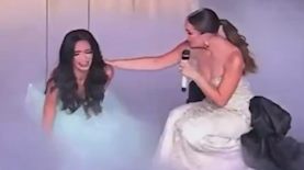 לורה פרז וג'קי ברקמונטס, צילום: מתוך חשבון @PeriodicoQuequi ברשת X